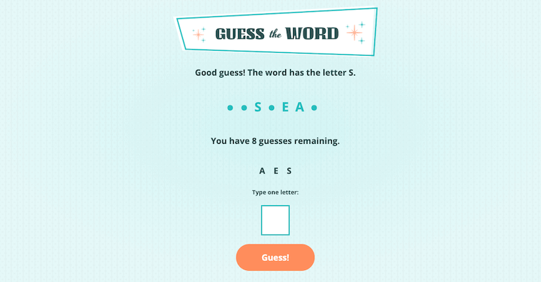 Guess the Word Game